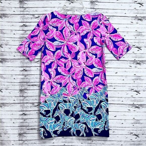 Lilly Pulitzer Little Lilah Dress Wild Child Engineered - Picture 4 of 10